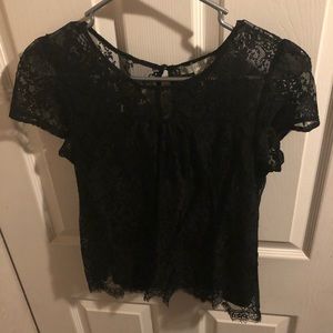 Black Lace Top